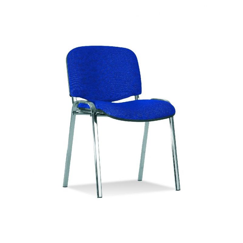 Krzesło Iso Chrome splot czarno-niebieski C-14
