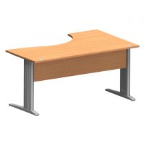 Biurko BN-160L M SILVER BUK BAWARIA