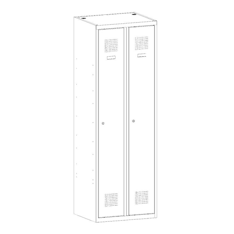 Szafa Ubraniowa SUM 320 W ST Meble Metalowe BiuroHit Hurtownia szafa-ubraniowa-sum-320-w-st-meble-metalowe-biurohit-hurtownia