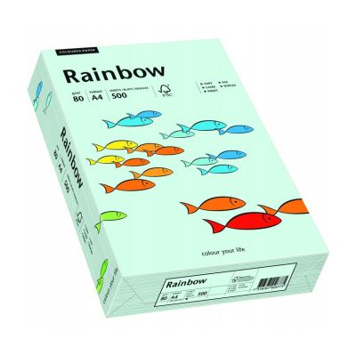 Papier ksero Rainbow A4 160g jasno niebieski R82 250 arkuszy