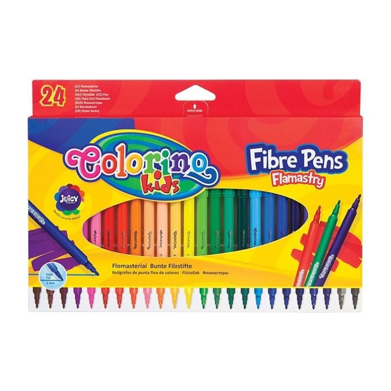 Flamastry Colorino Kids Fibre Pens 24 kolory