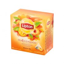 Herbata Lipton Piramidki Peach Mango 20 torebek