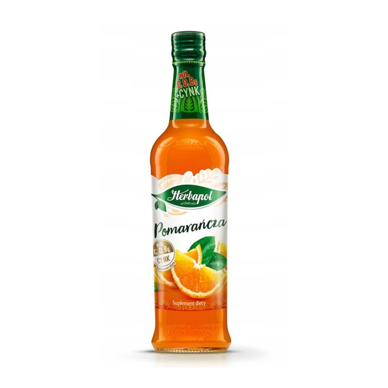 Syrop Herbapol Pomarańcza 420 ml