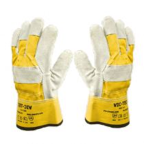 Rękawice robocze RS Vic-Tec żółte roz. 10