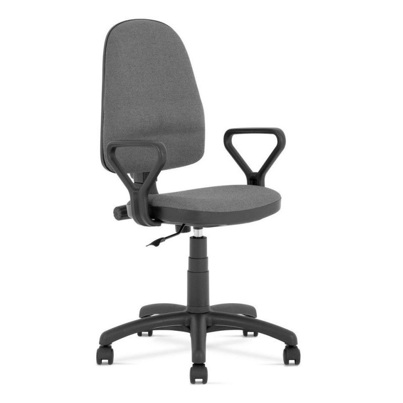 Krzesło biurowe Bravo Profil TS02 GTP4 C73 PST01-CPT SH szaro-czarne