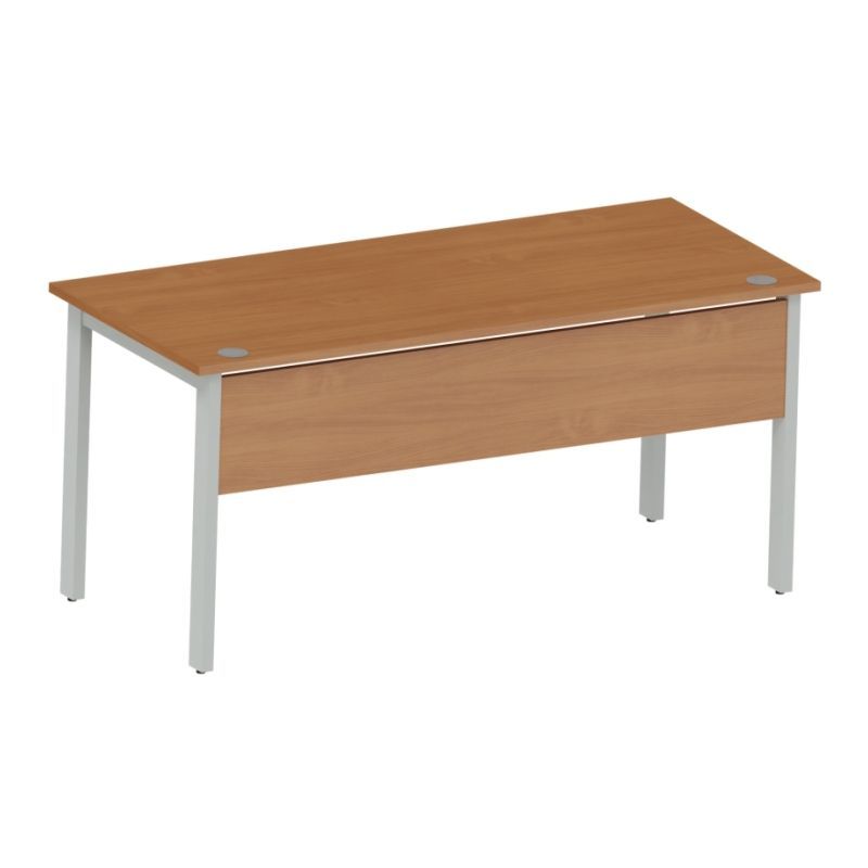 Biurko B-160 FE SILVER BUK BAWARIA + SZARA PLATYNA