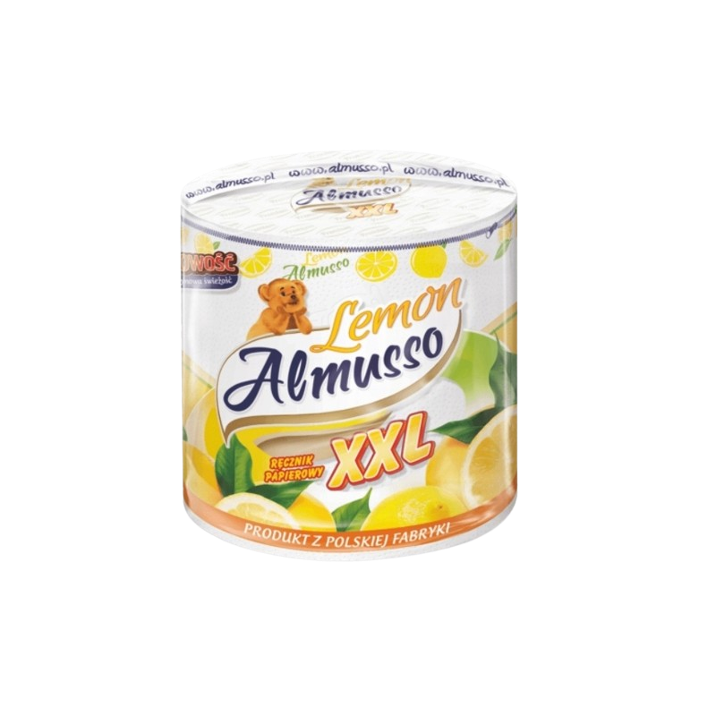 Ręcznik Papierowy Almusso XXL Lemon 2 Warstwowy Celulozowy 1 Rolka
