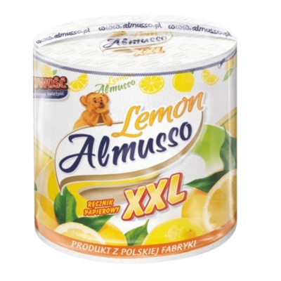 Ręcznik Papierowy Almusso XXL Lemon 2 Warstwowy Celulozowy 1 Rolka