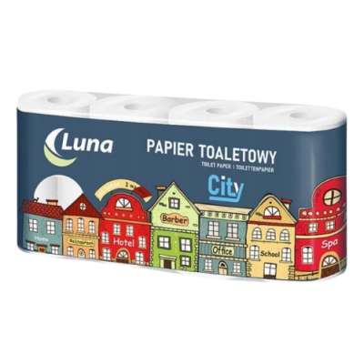 Papier Toaletowy Luna City 8 Rolek 160 listków