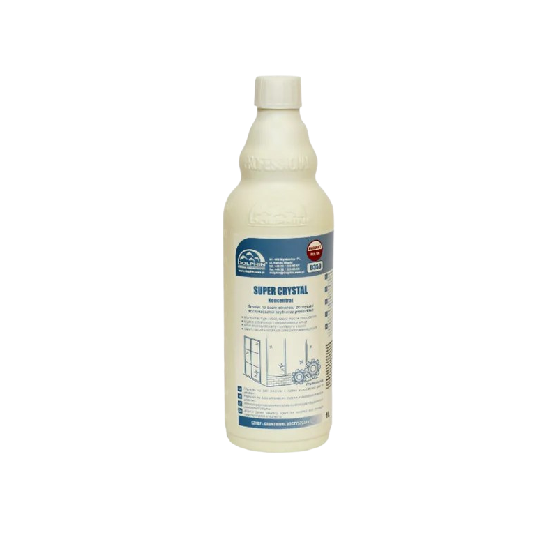 Środek do mycia przeszkleń zewnetrznych Dolphin Super CRYSTAL  1l