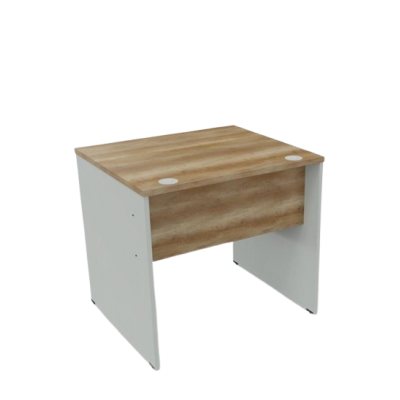 Biurko B-80 SILVER DĄB COUNTRY + SZARA PLATYNA