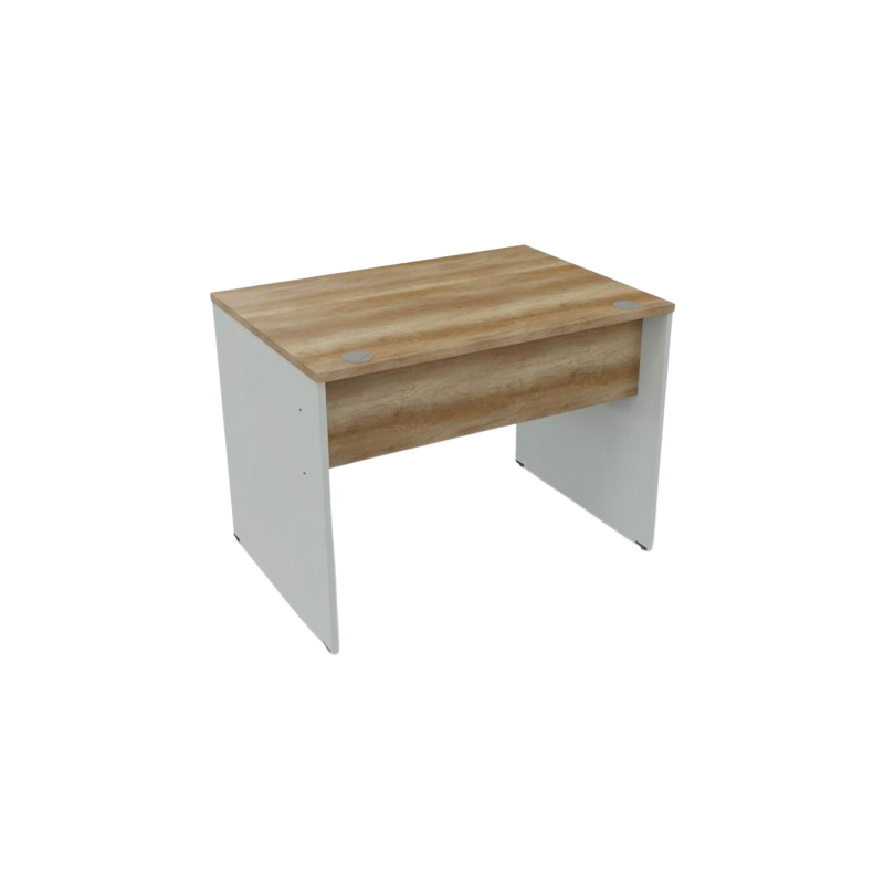 Biurko B-100  SILVER DĄB COUNTRY SZARA PLATYNA
