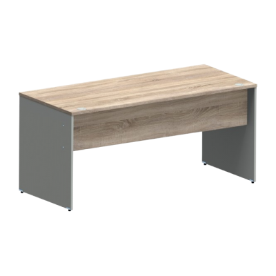 Biurko B-160  SILVER DĄB COUNTRY + SZARA PLATYNA