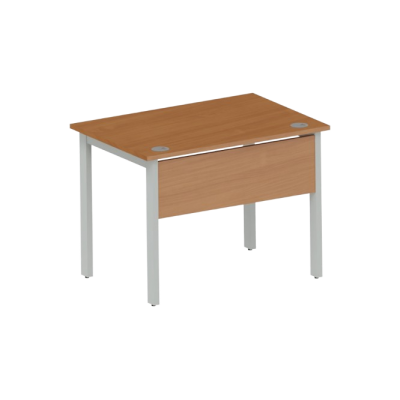Biurko B-100 FE Buk Bawiaria + Szara Platyna