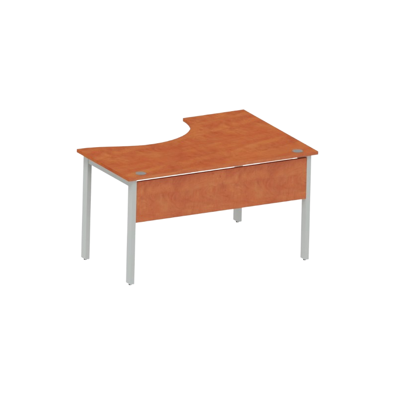 Biurko BN-140L FE Grusza Polna + Szara Platyna