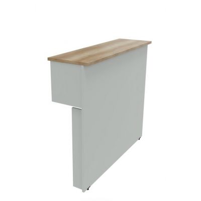 Dostawka recepcyjna DR-120 SILVER DĄB COUNTRY + SZARA PLATYNA
