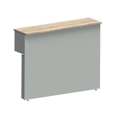 Dostawka recepcyjna DR-140 SILVER DĄB COUNTRY + SZARA PLATYNA